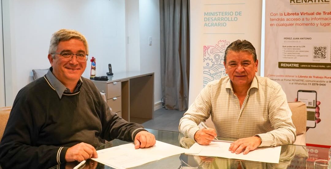 UATRE Y EL MINISTERIO DE DESARROLLO AGRARIO FIRMAN CONVENIO PARA MEJORAR CONDICIONES LABORALES EN EL SECTOR AGRARIO