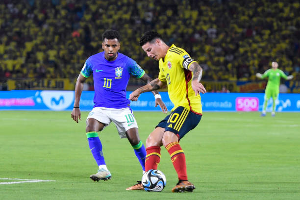 BRASIL Y COLOMBIA SE ENFRENTAN EN LAS ELIMINATORIAS