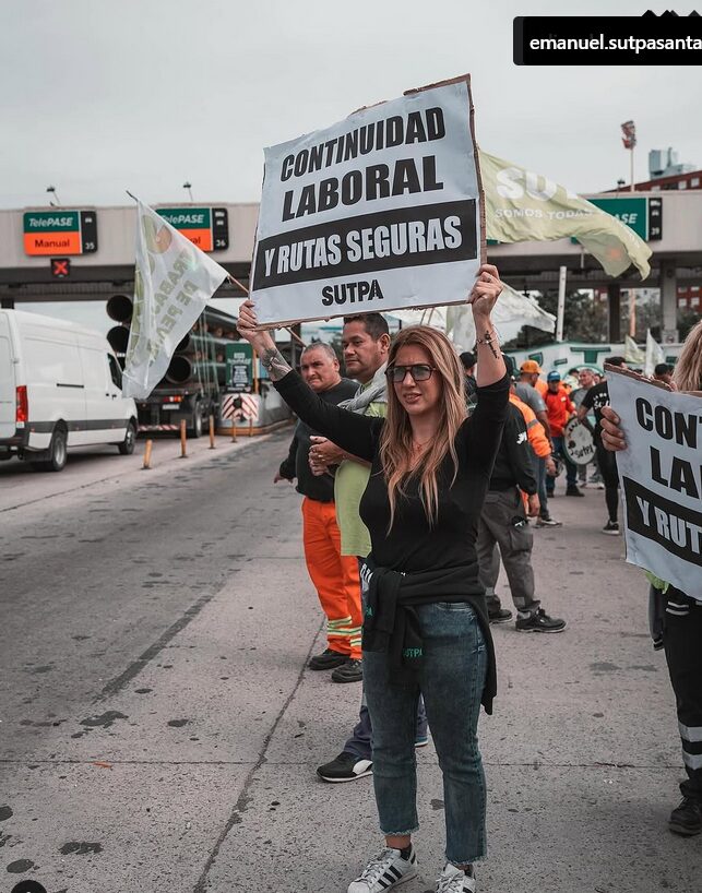 LOS TRABAJADORES DE PEAJES EN LUCHA