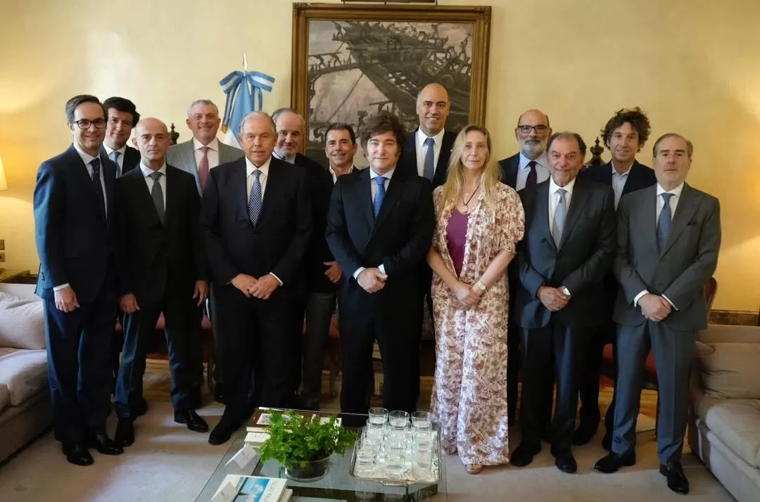EL PRESIDENTE MILEI SE REÚNE CON EMPRESARIOS ESPAÑOLES