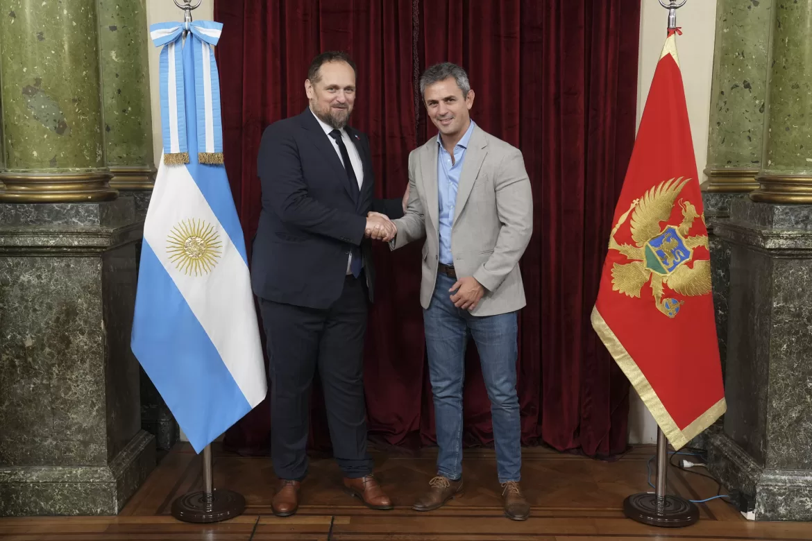 DIPUTADOS RECIBIÓ A UNA DELEGACIÓN PARLAMENTARIA DE MONTENEGRO PARA REFORZAR VÍNCULOS BILATERALES