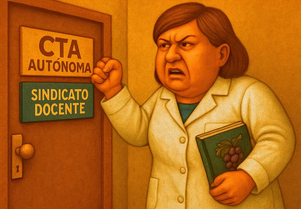 BELÉN ANCHI DE LA VIÑA AL PIZARRÓN: LA SECRETARIA GENERAL DE SOEVA TUNUYÁN QUE DEJÓ LA COSECHA POR LA TIZA