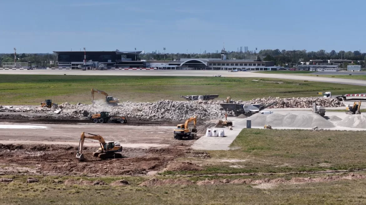 AEROPUERTO DE ROSARIO AVANZA CON LA MODERNIZACIÓN DE SU PISTA Y NUEVAS CONEXIONES