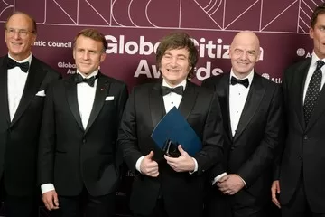 JAVIER MILEI FUE DISTINGUIDO COMO “CIUDADANO GLOBAL 2025” EN NUEVA YORK Y AGRADECIÓ EL RESPALDO DE ESTADOS UNIDOS