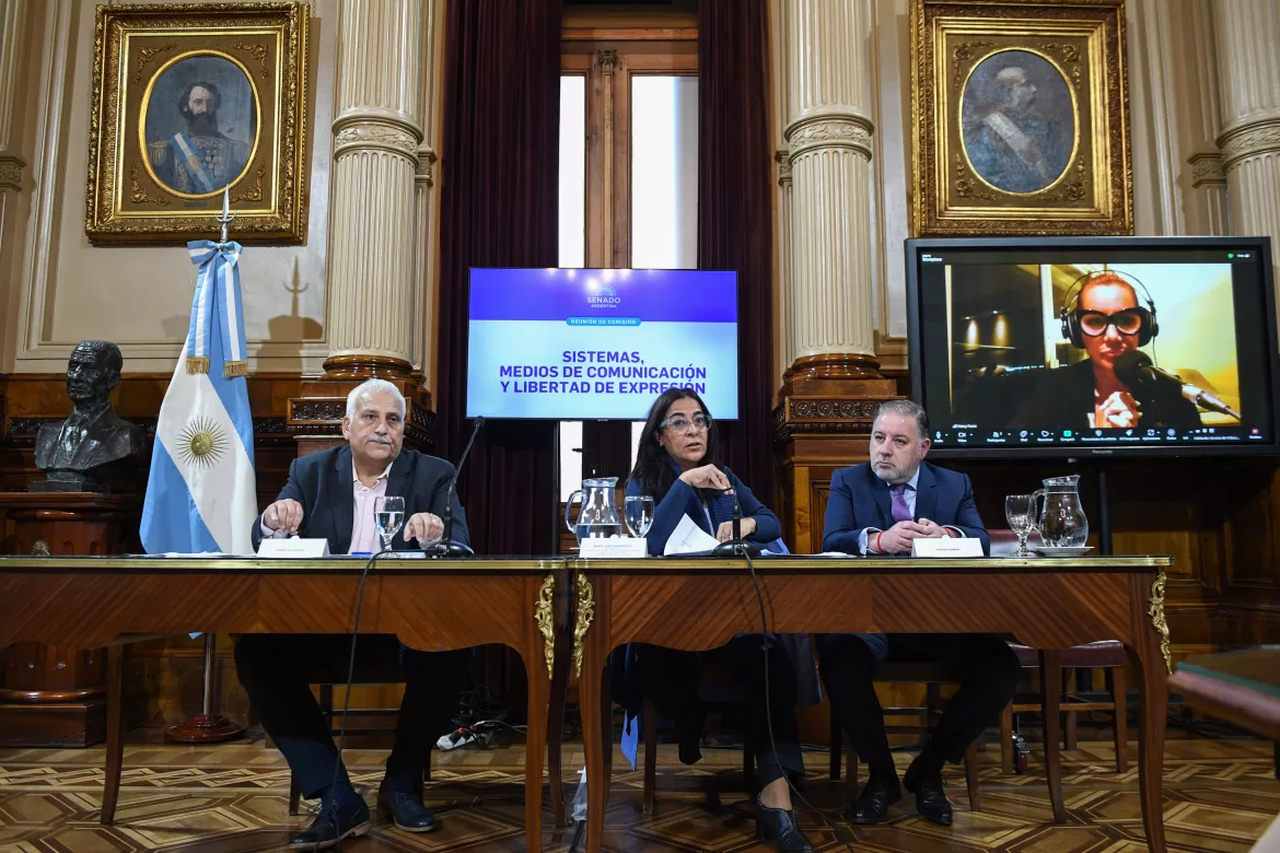 PERIODISTAS EXPUSIERON EN EL SENADO SOBRE LIBERTAD DE EXPRESIÓN