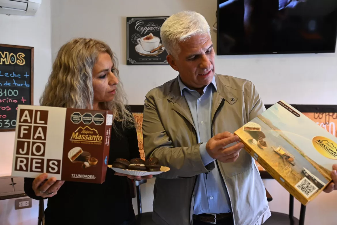 CLAUDIO POGGI DESTACA EL EMPRENDIMIENTO “ALFAJORES Y CAFÉ MASSANTO” EN SAN LUIS