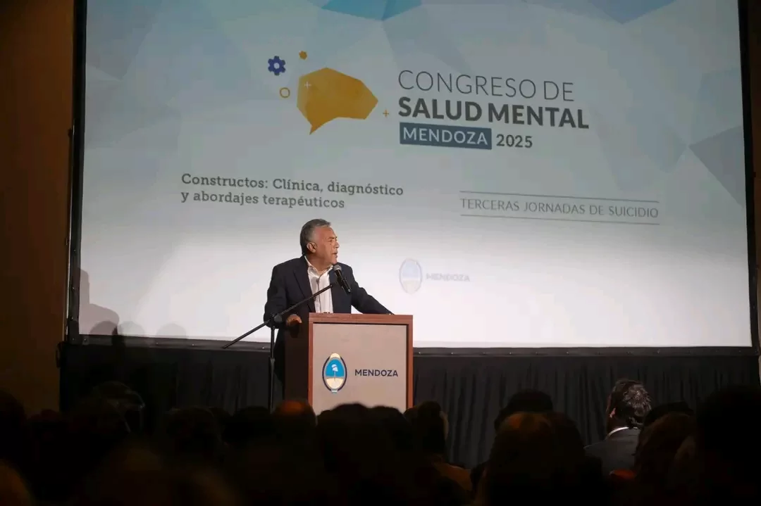 CORNEJO DESTACÓ EL COMPROMISO DE MENDOZA CON LA SALUD MENTAL EN EL SEGUNDO CONGRESO PROVINCIAL