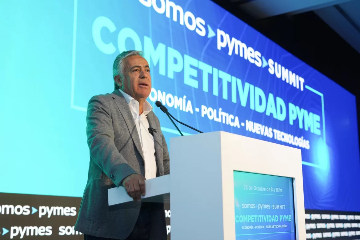 CORNEJO DESTACÓ EL ROL DE LAS PYMES EN EL SOMOS PYMES SUMMIT 2025