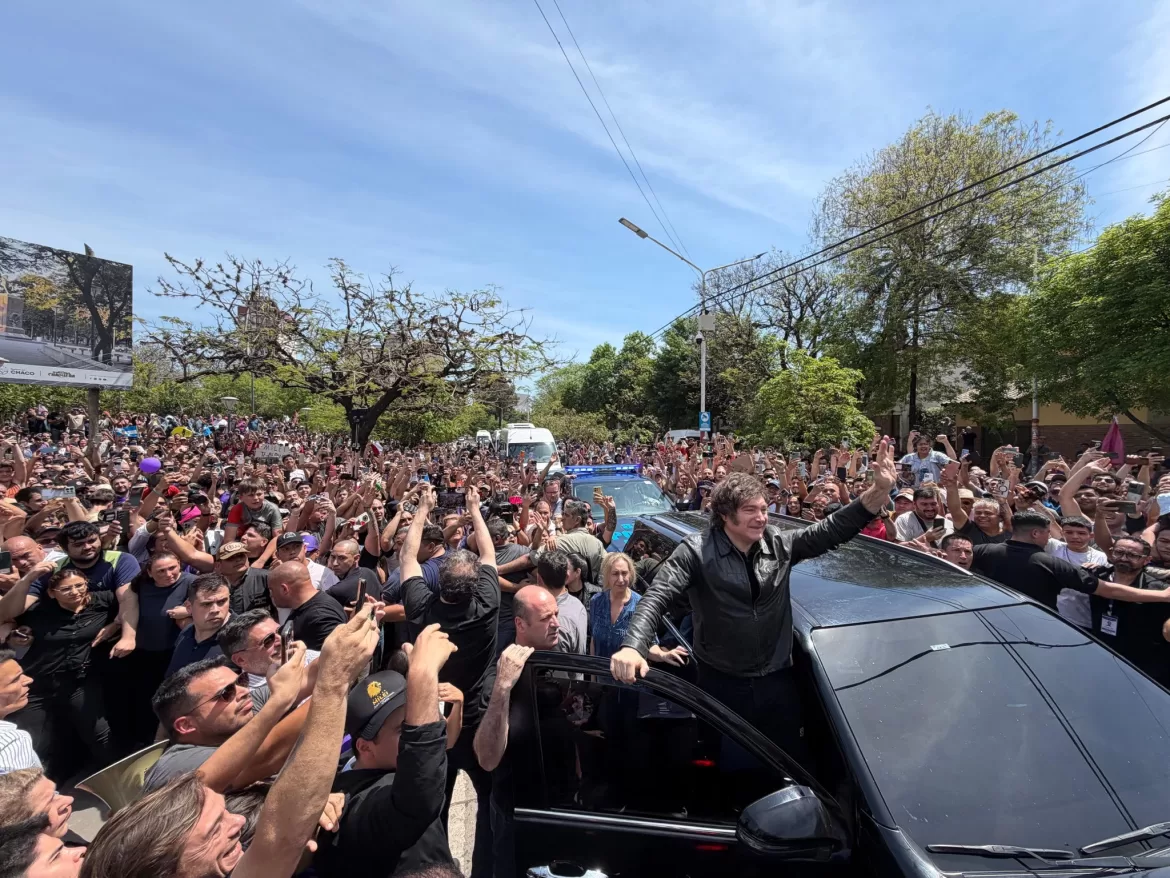 MILEI LLAMÓ A RESPALDAR SU “GESTA HISTÓRICA” EN UN ACTO EN EL CHACO