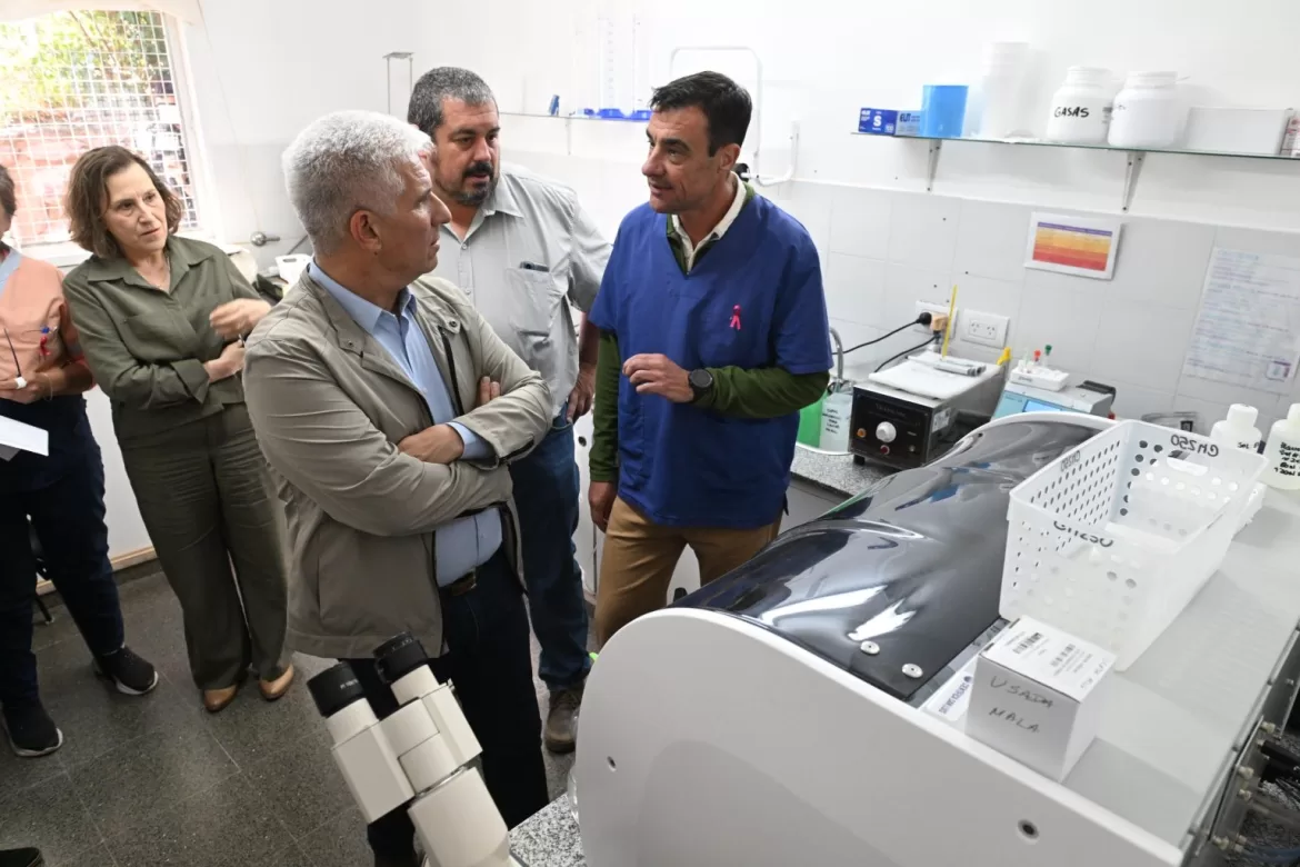 EL GOBERNADOR POGGI RECORRIÓ EL CAPS N°80 EN POTRERO DE LOS FUNES