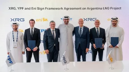 YPF FIRMA UN ACUERDO CON UN GIGANTE ÁRABE PARA IMPULSAR EL PROYECTO DE GNL EN ARGENTINA