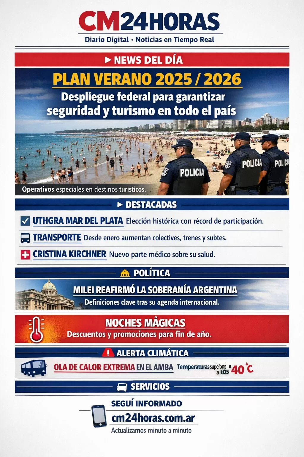 TAPA CM24HORAS | LAS NOTICIAS DEL DÍA