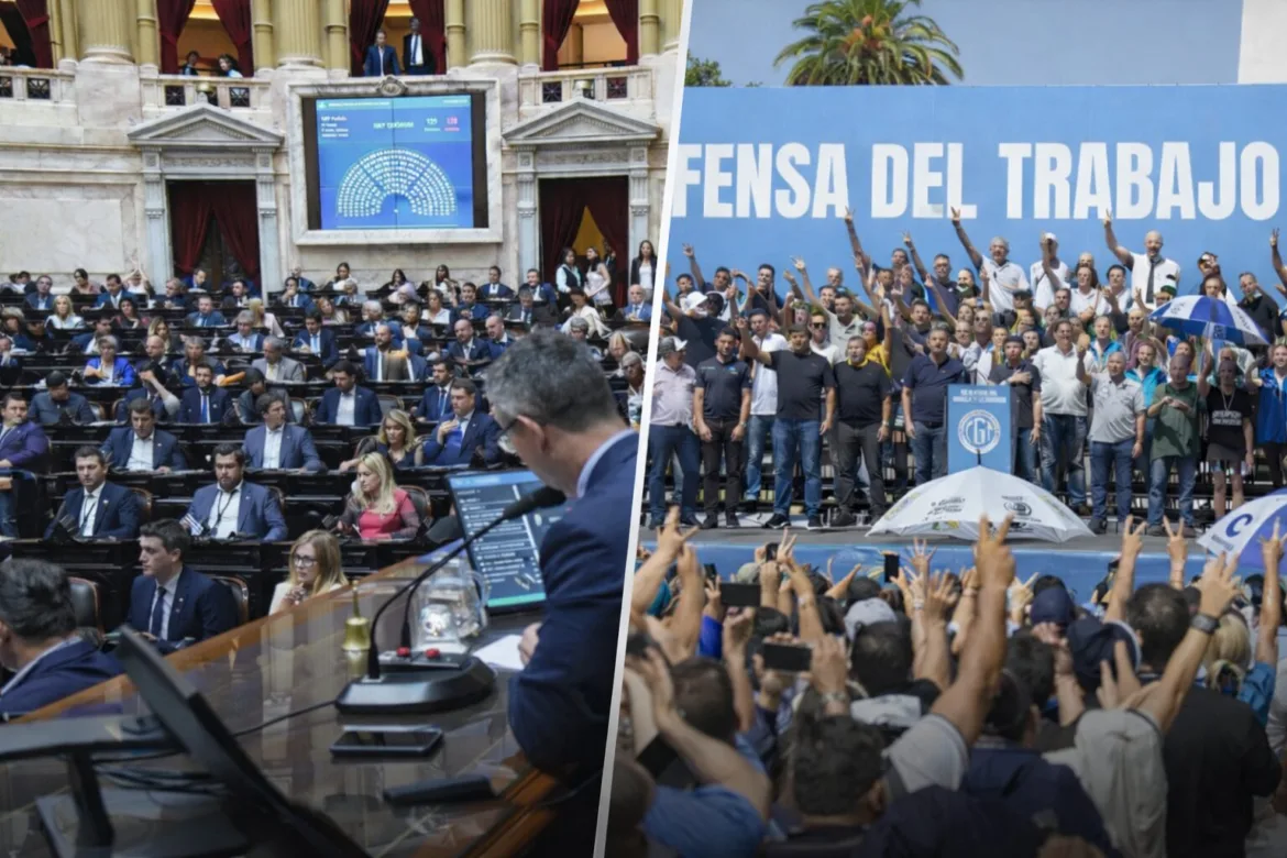 REFORMA LABORAL: LA CGT CONFIRMÓ UN  PARO EL DÍA DEL DEBATE EN DIPUTADOS