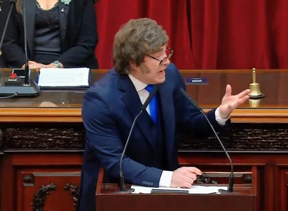 MILEI INAUGURÓ LAS SESIONES ORDINARIAS CON UN DURO MENSAJE A LA OPOSICIÓN