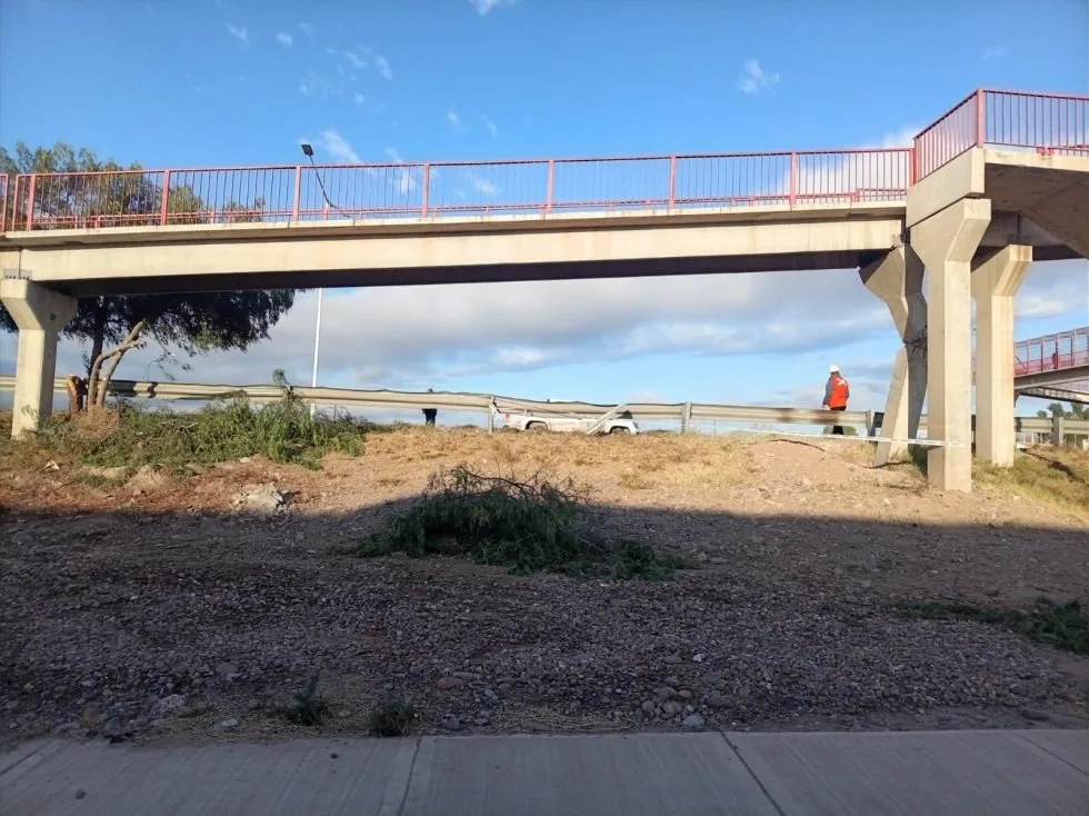 ACCESO ESTE: COMIENZA UNA NUEVA ETAPA EN LA RECONSTRUCCIÓN DE LA PASARELA PEATONAL