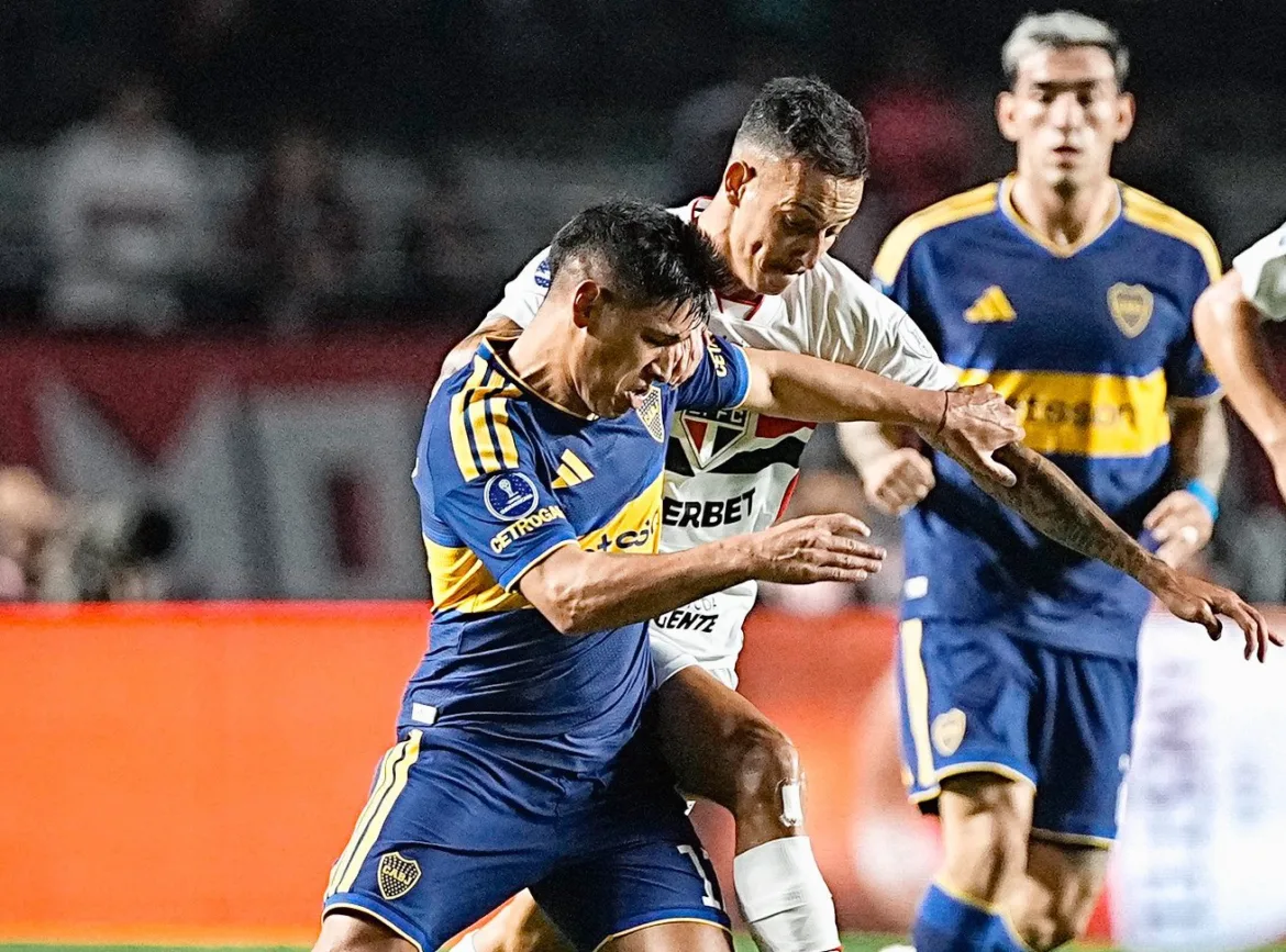 BOCA RESISTIÓ EN BRASIL, EMPATÓ CON SAN PABLO Y SE METIÓ EN LAS SEMIFINALES